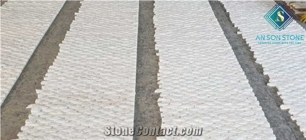 Wave Wall Stone Pure White Color
