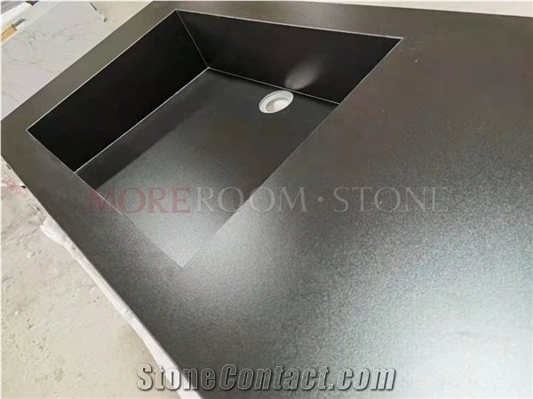 3mm Marble Sintered Stone Veneer Bathroom Cabinet