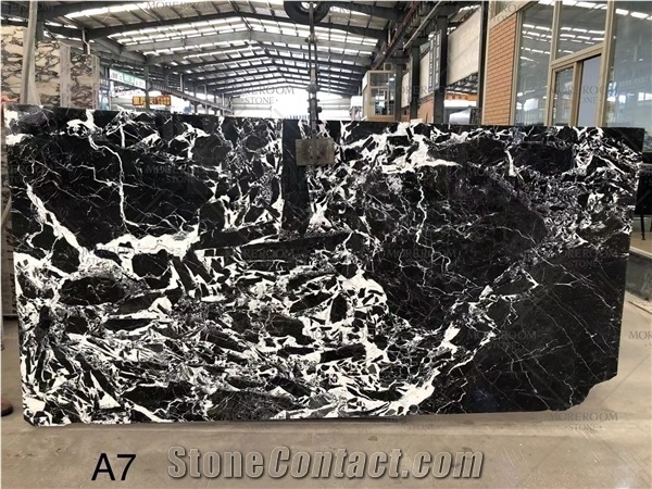 Calacatta Black Large Format Big Size Marble Stone