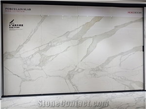 Factory Custom Glazed Polished White Artificial Stones Tiles