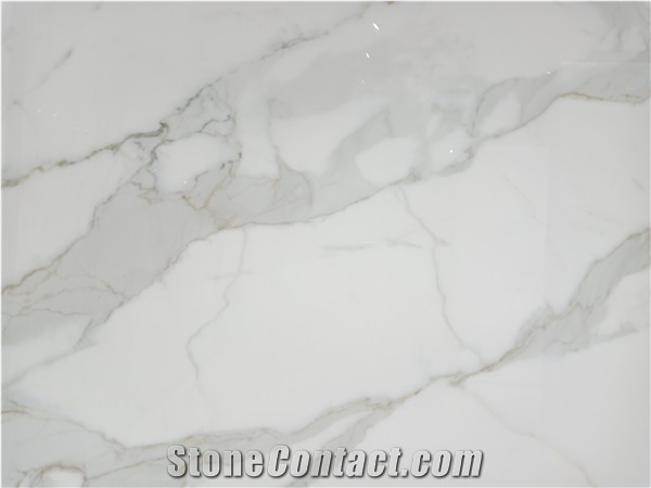 Hot Sales Artificial White Marble Glazed Polished Tiles