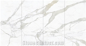 Italy Calacatta White Artificial Marble Interior Stone