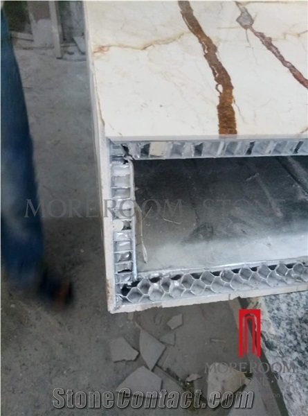Marble Composite Honeycomb Aluminum Table Countertop