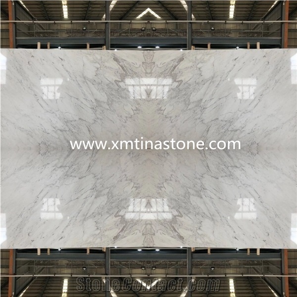 Ariston White Marble Polished Slab Tiles