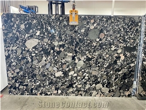 Black Marinace Granite Wall Flooring Application