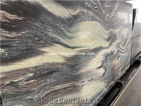 Majestic Ocean Marble Rosso Luana Slabs Wall and Floor Tiles
