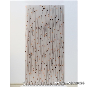 Decoration Material Resin Panels Stand Partition
