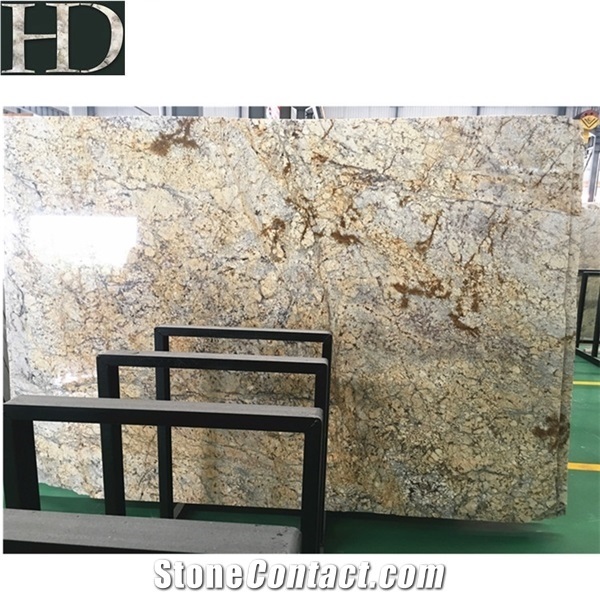 China Local Panama Gold Granite For Slabs & Tiles