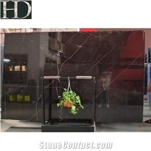 Natural Black Marquina Marble Slab Tiles