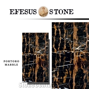 Chocolate Marble-Dark Flower Marble