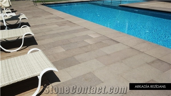 Red Andesite Stone Pool Coping,Pool Pavers