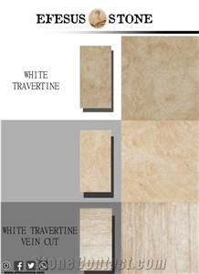 White Travertine-Ivory Cream Travertine