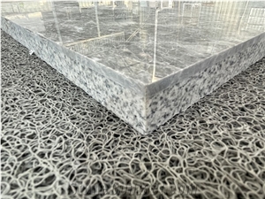 Hermes Grey Marble Composite Grey Panel Wall Tile