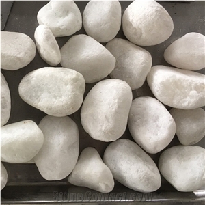 Coloring Stone White Color Pebble Stone for Decoration