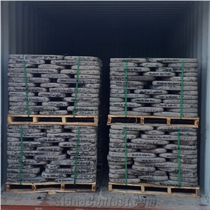 Natural Basalt Stepping Stone for Paving Garden Stepping Pavement