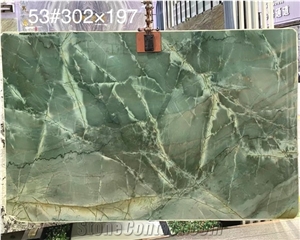 Cristallo Verde Quartzite Slabs