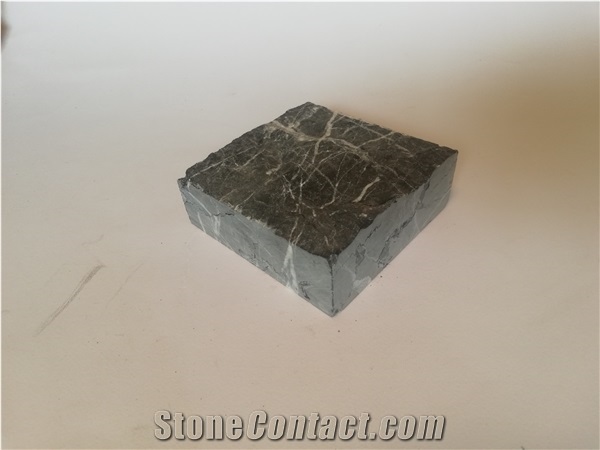Black Marble Cobblestone, Cubic Stone