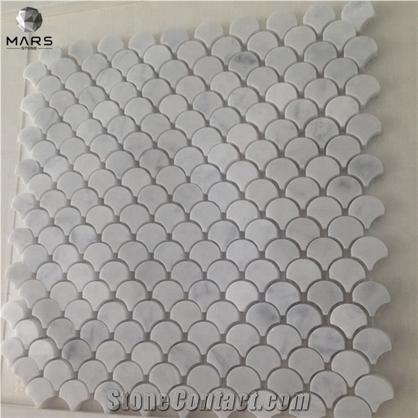 2021 Popular Fish Scale Design Mosaic Tiles Factory