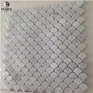 2021 Popular Fish Scale Design Mosaic Tiles Factory