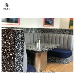 Amazon Hot Sale Factory Price Black Terrazzo for Table Top