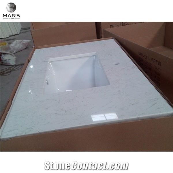 Artificial Marble Stone Quartz Stone Bathroom Countertop