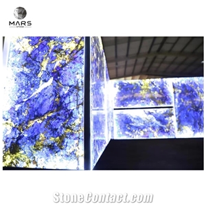 Backlit Blue Dream Sapphire Marble