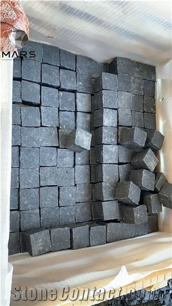 Black Stone Pavement Granite Paver Patios Kostka Brukowa