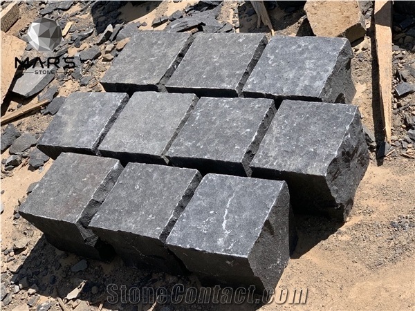 Black Stone Pavement Granite Paver Patios Kostka Brukowa