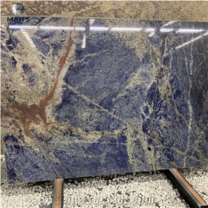 Blovia Blue Marble Luxury Stone Big Slab Price for Wallfloor