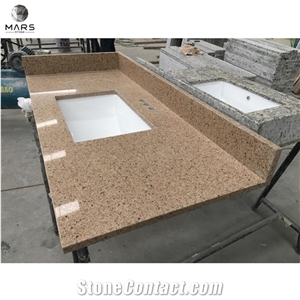Brown Quartz Stone Artificial Stone Commercial Counters