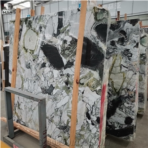 China Ice Green Marble or House White Beauty Marble