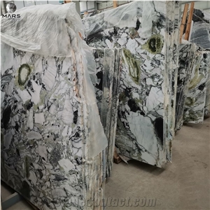 China Ice Green Marble or House White Beauty Marble