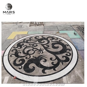 Customized Marble Water Jet Round Medallion Tile Buyers
