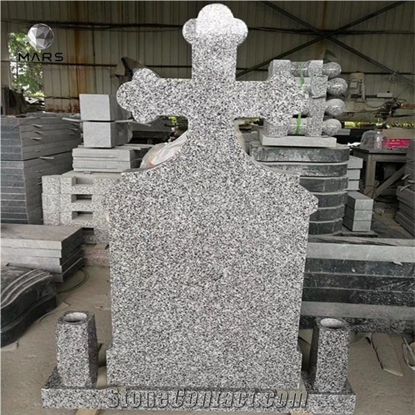 G654 Granite Cross Romania Cheap Tombstones and Monument