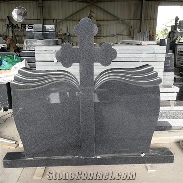 G654 Granite Cross Romania Cheap Tombstones and Monument