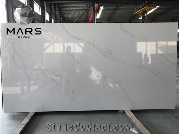 Good Price Calacatta White Marble Quartz Countertop from China
