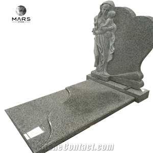 Headstone G623 Granite Modern Tombstone with Base Designs