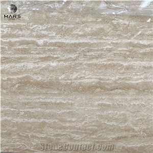 High Quality White Travertine Beige Tile and Slab on Sale