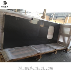 Hot Sale Prefab Pure Brown Quartz Stones Countertops