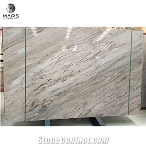 Hot Sales Fantasy Brown White Marble Slabs For Buyers