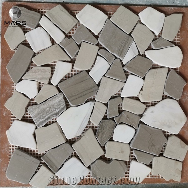 Hot Sales Items Travertine Wall Tile Broken Marble Mosaic