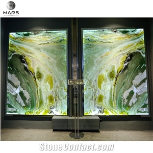 Light with New Technology Backlit Hotoelectric Marble Stone