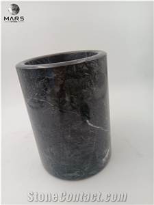 Marble Design Icewine Barrel Marble Ice Bucket for Champagne