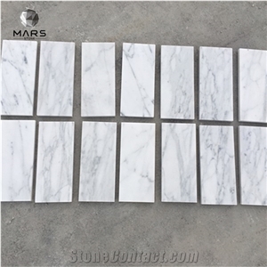 Natural Marble Stone Carrara White Marble Mosaic Brick Tiles