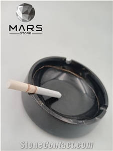 Natural Marble Stone Handmade Crafts Unique Ashtray