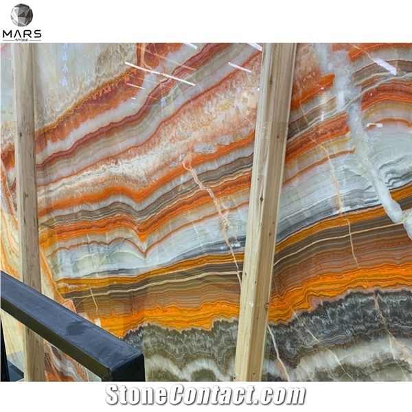 Natural Stone Big Slab Colorful Onyx Floor Tile Slab