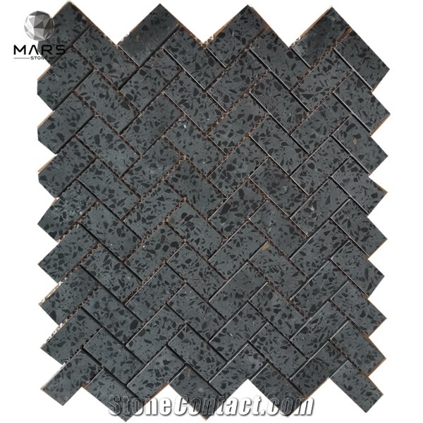 New Trend Hot Selling Modern Honed Cement Terrazzo Mosaic