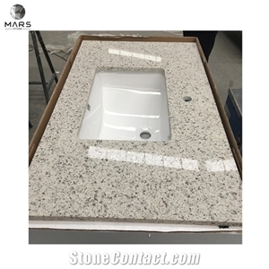Supermarket Carton Package Rice White Quartz Square Sink