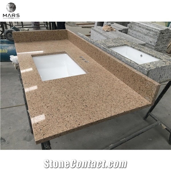 Brown Quartz Stone Artificial Stone Commercial Counters