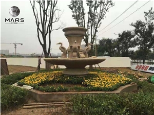 Supply Cheap Outdoor Design Stone Water Fall Fountain